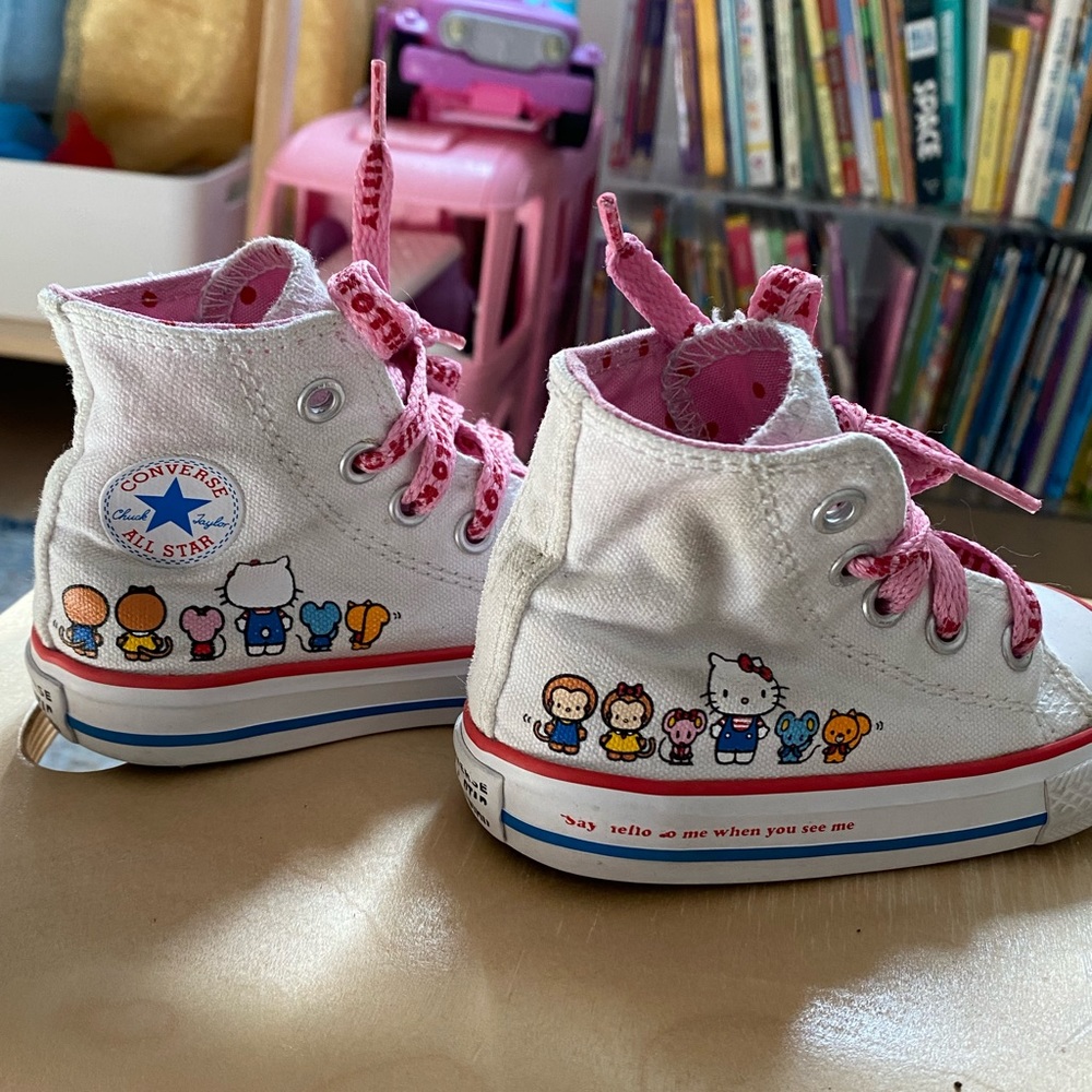 *Rare* Converse Hello Kitty high tops toddler